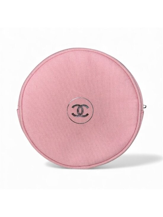 CHANEL Handbags - CHANEL Pink Beauty Cosmetic Pouch